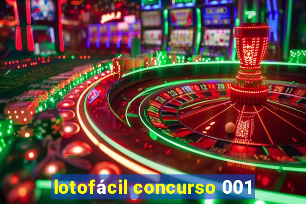 lotofácil concurso 001