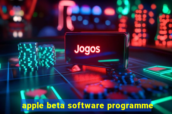 apple beta software programme