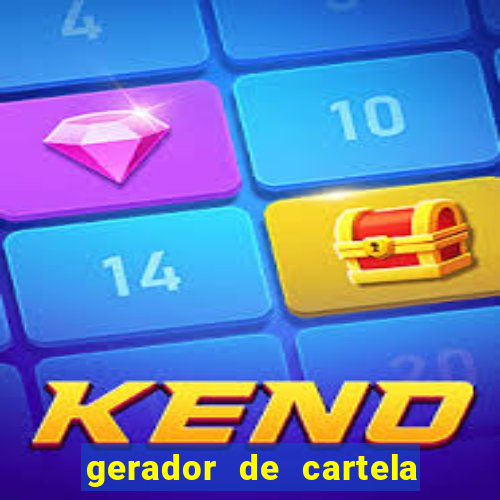 gerador de cartela de bingo