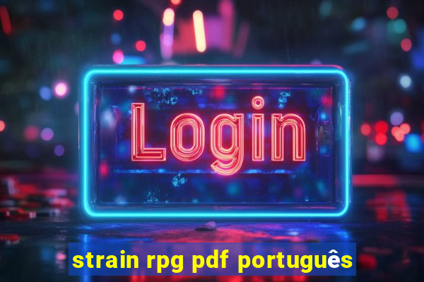 strain rpg pdf português